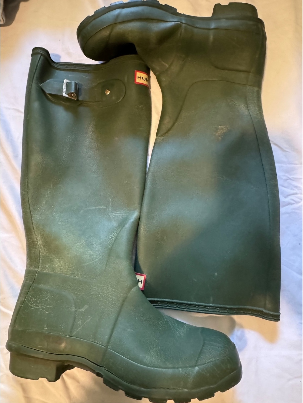 Hunter Original Rain Boots Olive Green Waterproof Rubber Women Size 6 [COPY]